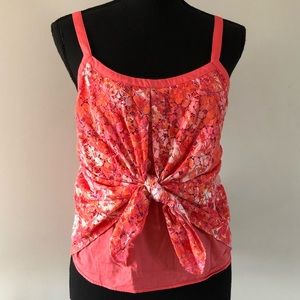 Women’s Guess Tie front Cutout back tank top size S